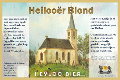 Heilooër Blond etiket